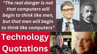 Top-10 Interesting Technology quotations | Scitechwiz channel Videos | Famous technology quotes