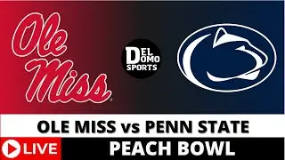 OLE MISS VS PENN STATE LIVE - NCAAF Chick-fil-A Peach Bowl Game Score Dec 30, 2023