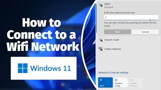 How to Connect to a Wifi Network in Windows 11