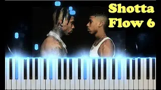 NLE Choppa - Shotta Flow 6 | Piano Tutorial