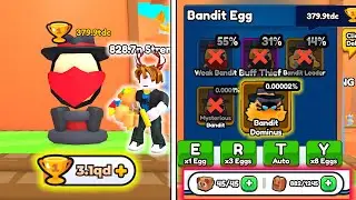 I OPENED 8,000 Bandit Eggs in Dusty Tavern in ARM Wrestling Simulator Roblox