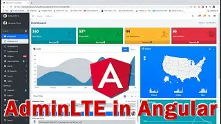 How to Setup the AdminLTE Dashboard Template in Angular