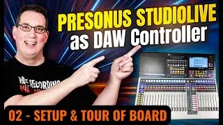 PreSonus StudioLive Digital Mixer SETUP | Studio Mixer DAW Digital Audio Workstation