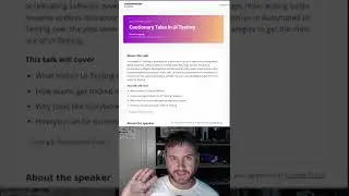 Cautionary Tales in UI Testing #shorts