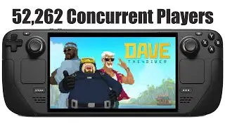 This game got 52,262 Concurrent Players? Steam Deck Dave The Diver Gameplay