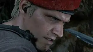 Resident Evil 4 Remake - Krauser Vs Leon Epic Knife Fight & Luis Death Scene (4K 60FPS)