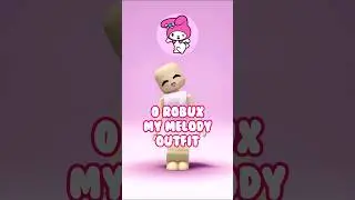 0 ROBUX MY MELODY OUTFIT #roblox #lanahyt #robloxfreeitems