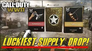 WORLD'S *LUCKIEST* SUPPLY DROP OPENING EVER!! - COD WW2