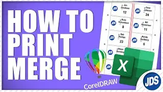 How to Print Merge Using CorelDRAW and Excel