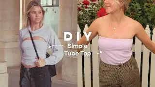 DIY // Self Drafting a Simple Fitted Tube Top