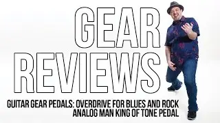 Guitar Gear Pedals Overdrive For Blues and Rock Analog Man King of Tone Pedal