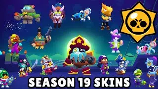 ALL NEW BRAWLERS AND NEW SKINS 🔥 | Brawl Stars | Season 19