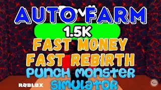 Roblox Punch Monster Simulator Script Auto Farm GUI | FAST REBIRTH AND FAST MONEY | Texbin