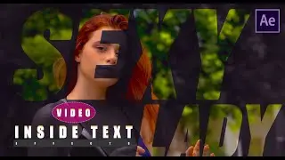 Create Video in Text After Effects | Tutorial
