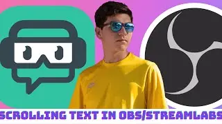 How Create Scrolling Text On Video In OBS Studio Live Stream