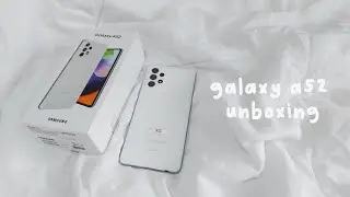 *･༓☾ galaxy a52 unboxing + cute accessories! (asmr) ☽༓･*