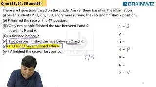 Last 4 out of 55 Questions | Sequence Based questions | Sequence Shortcuts and Tricks BRAINWIZ