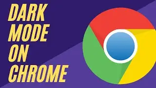 How to make dark theme in google chrome