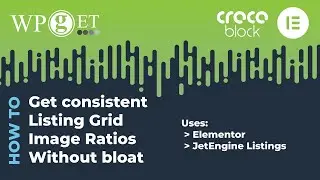 Elementor + JetEngine Listing Grid image ratios.