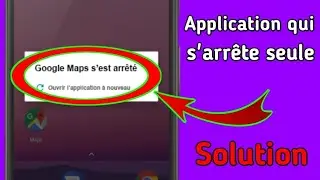 Comment régler le problème: Malheureusement l'application s'est arrêtée