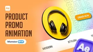 Product Promo in After Effects - After Effects Tutorial - #MonsterOne