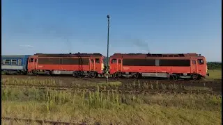 MÁV 418 149 (M41 2149) + MÁV 418 154 (M41 2154), 2023. 08. 26. Aszófő
