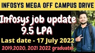 Infosys Mega Off Campus Drive June July 2022 || Infosys Latest Job Update|| Abhishek Sharma