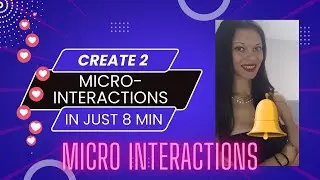 How to create animated MICRO-INTERACTIONS in Figma. TUTORIAL