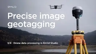 Post-processing with Emlid Studio. Drone data processing