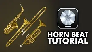 HORN BEATS  in Logic Pro 🎺🎷🔥 with All Stock Plugins!