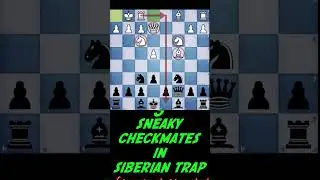 ✔Siberian Chess trap 3 in Smith-Morra Gambit | Checkmate in 10 moves🔥🔥 