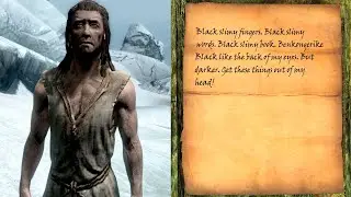 Madman Random Encounter & Black Book Location - Skyrim Dragonborn DLC  (Anniversary Edition)