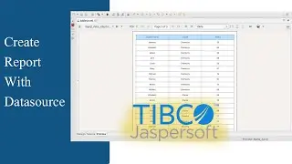 Create Report With Table By Dataset in Jasper iReport