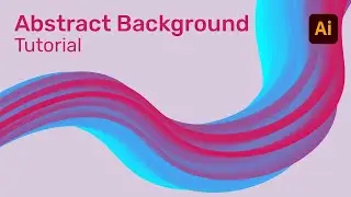 Create this MIND-BLOWING Abstract Art Background in Illustrator!