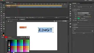 Animating Text with Motion Presets Adobe Animate CC