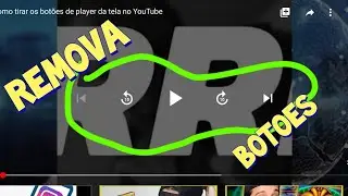 Como tirar os botões de player da tela no YouTube #eunãosabiatp #tirarpausedoyoutube