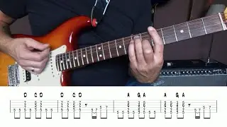 60s Blues Rock Riff Guitar Tutorial