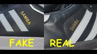 Adidas Samba real vs fake. How to spot original Adidas Samba sneakers