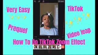 HOW TO DO TIKTOK ZOOM EFFECT ON VIDEO💕✨ U♥️ENTERTAINMENT