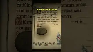 THE NAME OF THE ROSE EASTER EGG in Pentiment #shorts