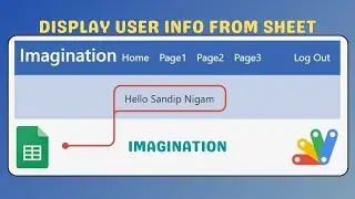 How to Display User Information on the Home Page : Apps Script