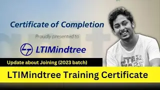 LTIMindtree Giving Training Certificates | Update about Joining | 2023 batch