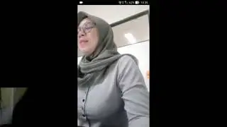 Bigo live terbaru jilbab gk sadar keliatan melonnya