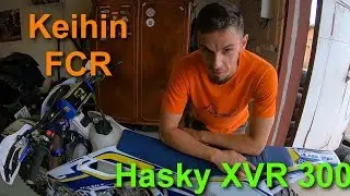 Установка Keihin FCR на китайский мотоцикл Hasky XVR 300