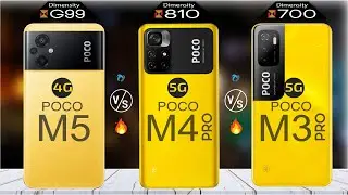 POCO M5 vs POCO M4 PRO 5G vs POCO M3 PRO 5G  | Camera | Body | AnTuTu Benchmark | Full Comparison.