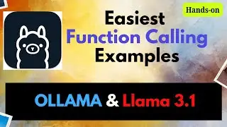 Easiest Local Function Calling using Ollama and Llama 3.1 [A-Z]