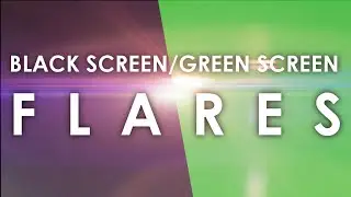 Lens Flare Green Screen (& Black Screen Version 4K)