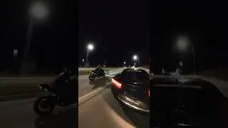 Racing a Bike in my Camaro *GOT SCARED*