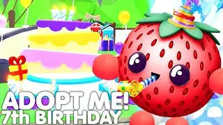 🥳ADOPT ME HUGE 7TH BIRTHDAY UPDATE RELEASE!😍ALL NEW BIRTHDDAY PETS! (ALL INFO) ROBLOX