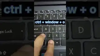 how to open on screen keyboard in windows with shortcut key?